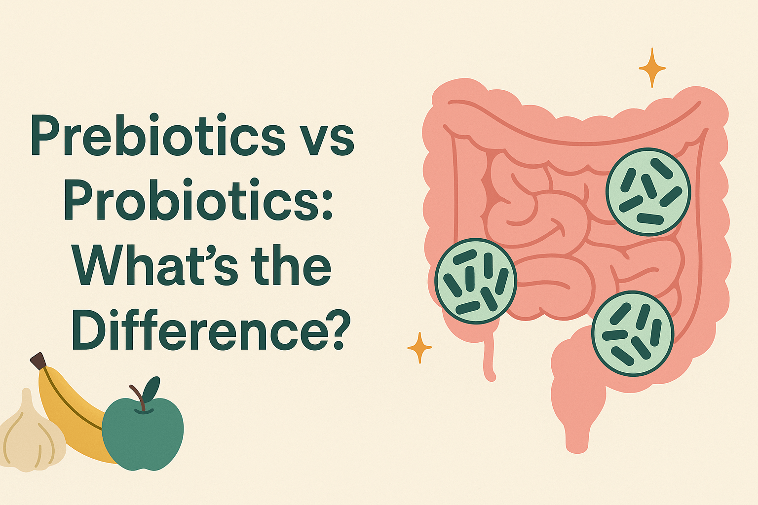 Prebiotics vs. Probiotics: Understanding the Key Differences for Optimal Gut Health - InnerBuddies