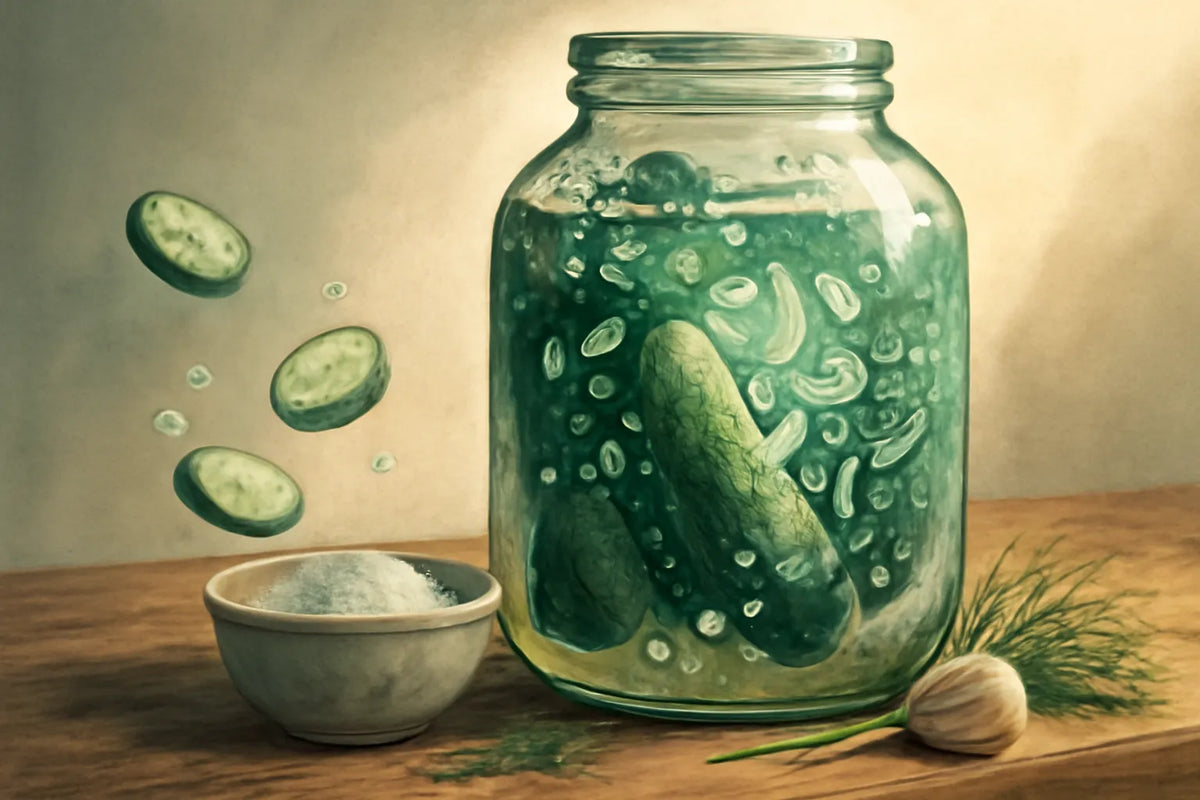 fermented pickles healthier