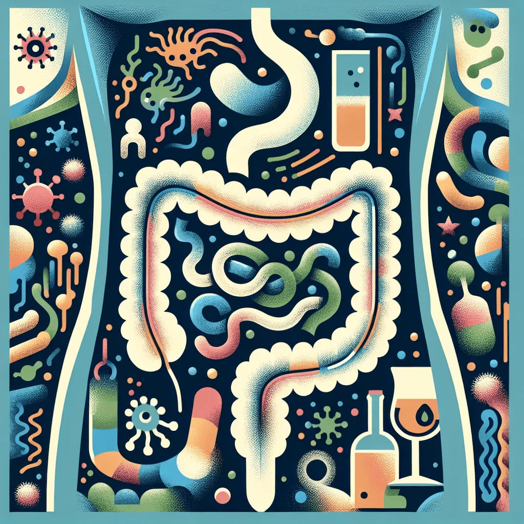 Does alcohol kill bacteria in the gut