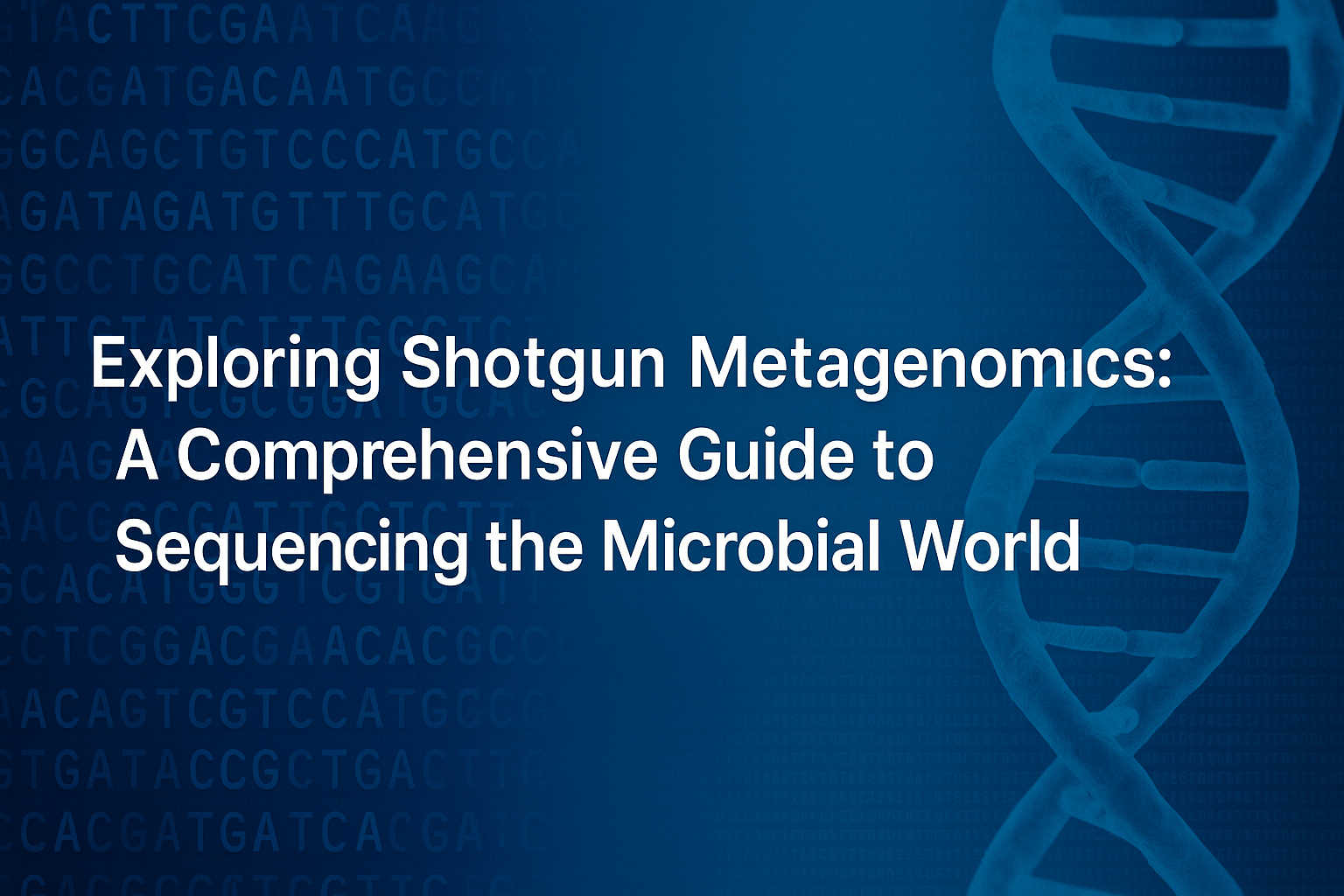 Exploring Shotgun Metagenomics: A Comprehensive Guide to Sequencing the Microbial World - InnerBuddies
