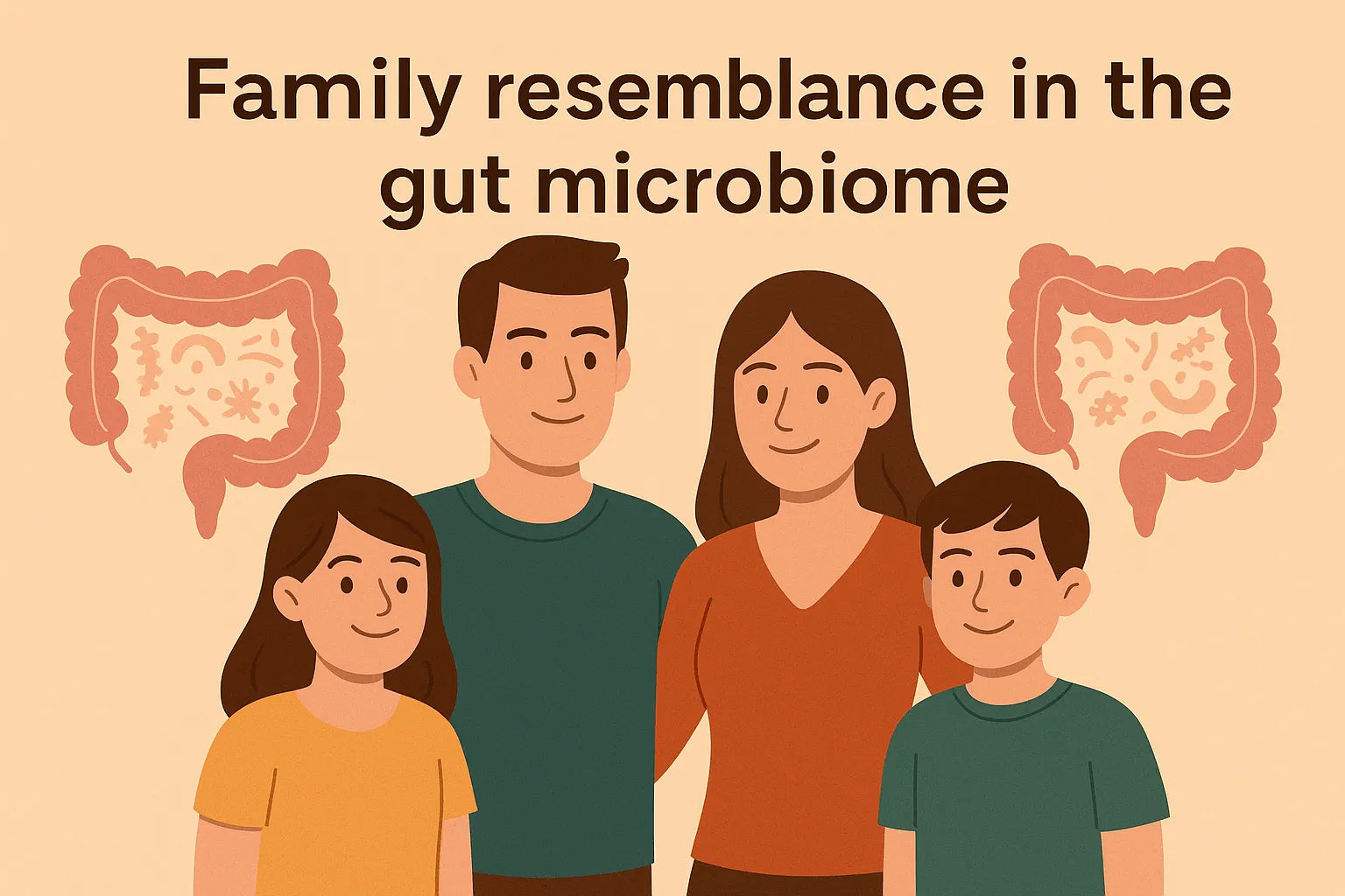 Family Ties in the Gut: How Living Together Shapes the Microbiome