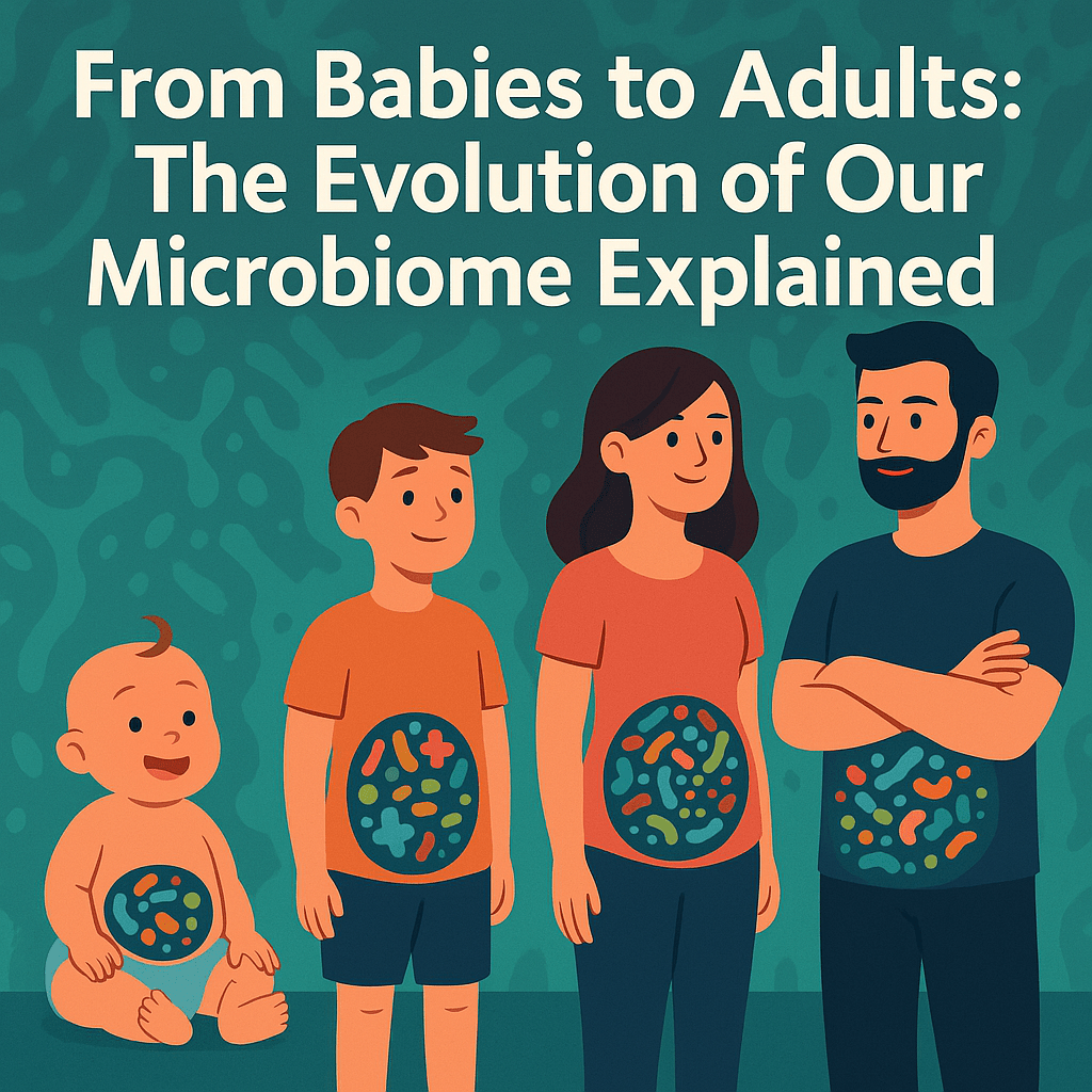 From Babies to Adults: The Evolution of Our Microbiome Explained - InnerBuddies