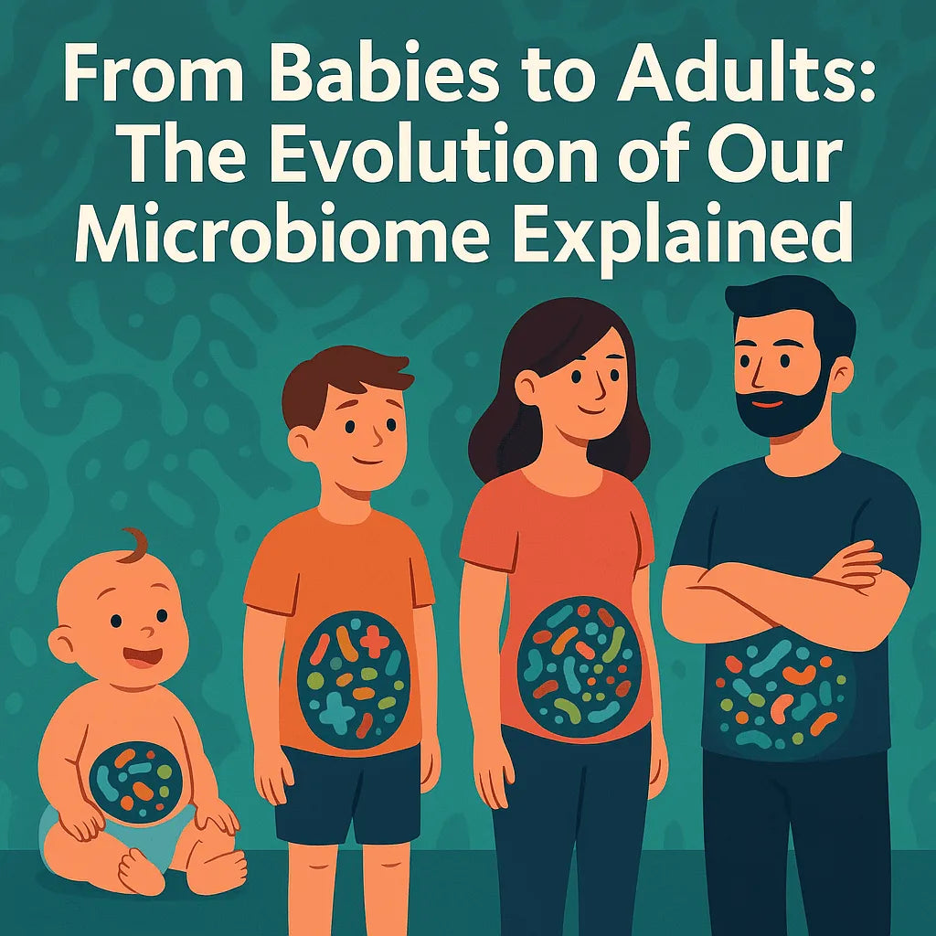 From Babies to Adults: The Evolution of Our Microbiome Explained