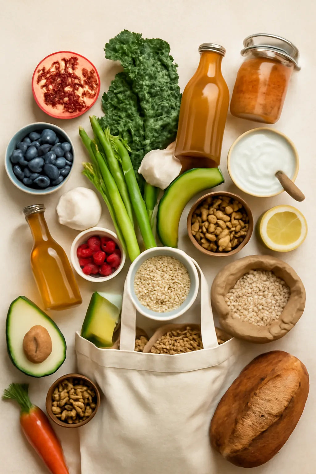 gut friendly grocery list