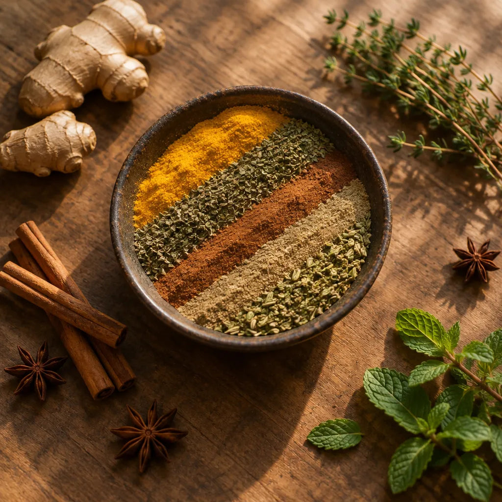 herbs and spices for gut health