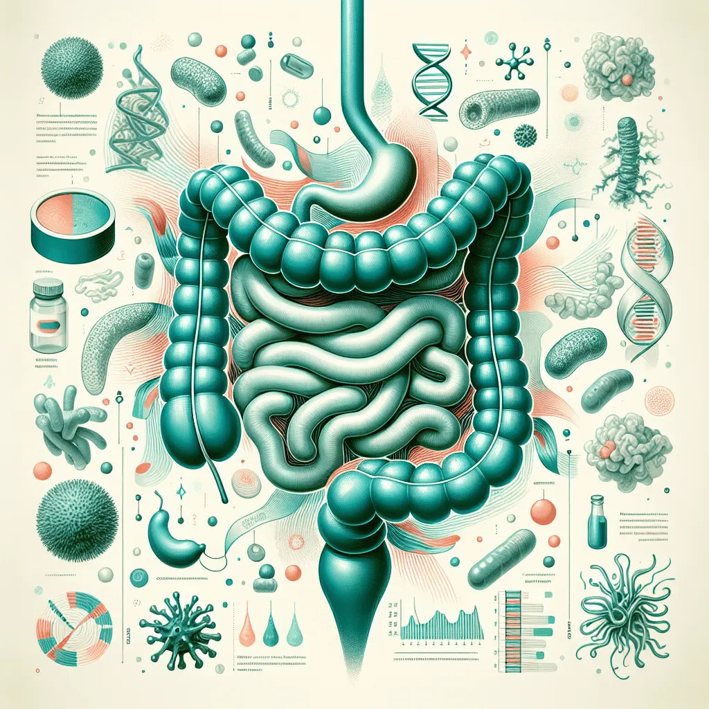How can germs in the gut be detected