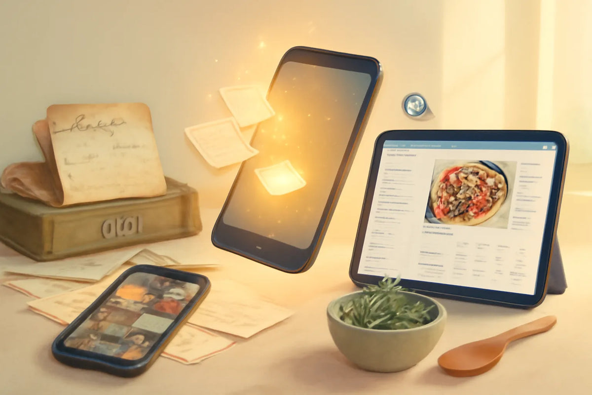 organize recipes electronically
