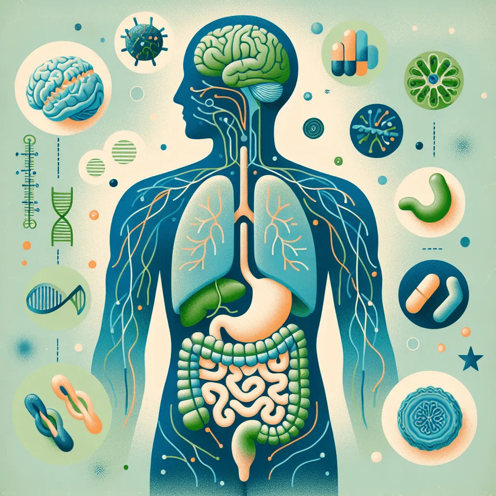 How does the gut-brain axis impact stress