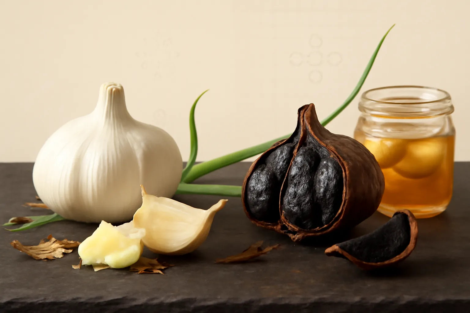 fermented garlic healthier