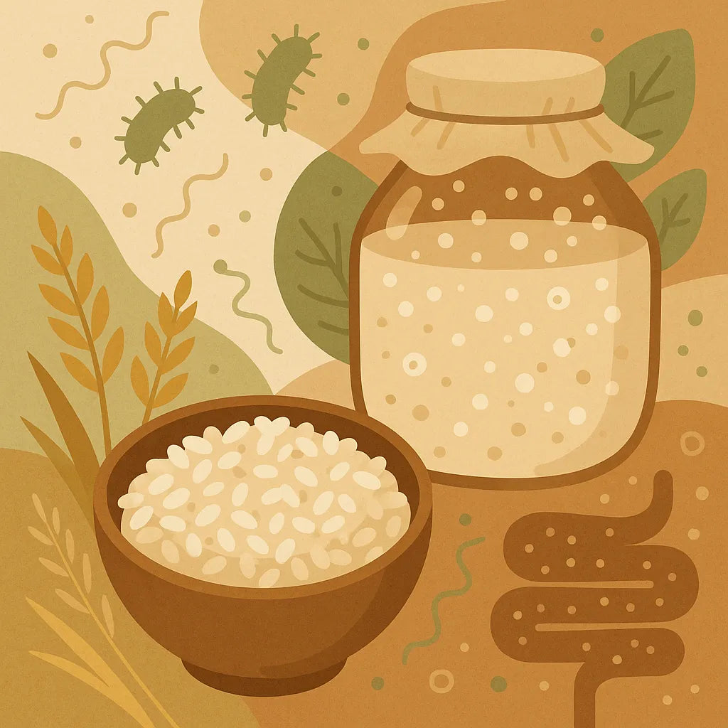 fermented rice health