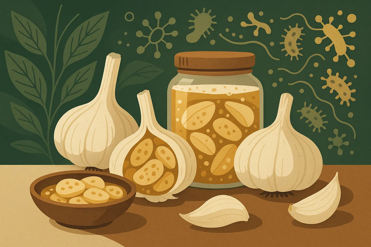 fermented garlic health benefits