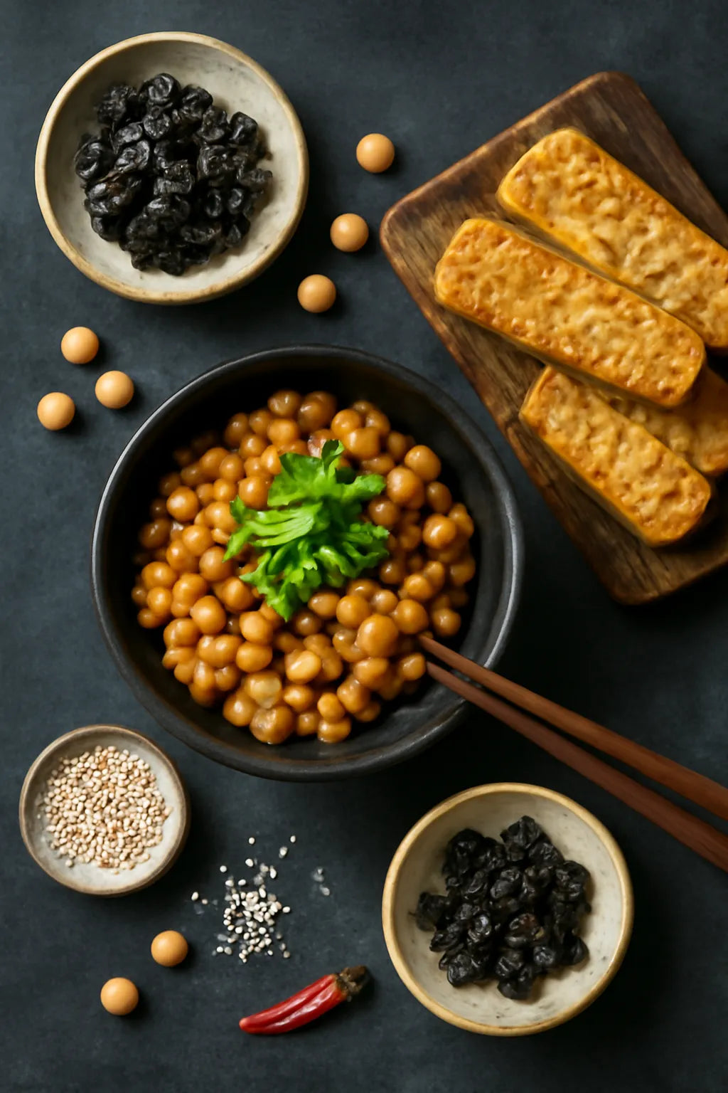 fermented beans