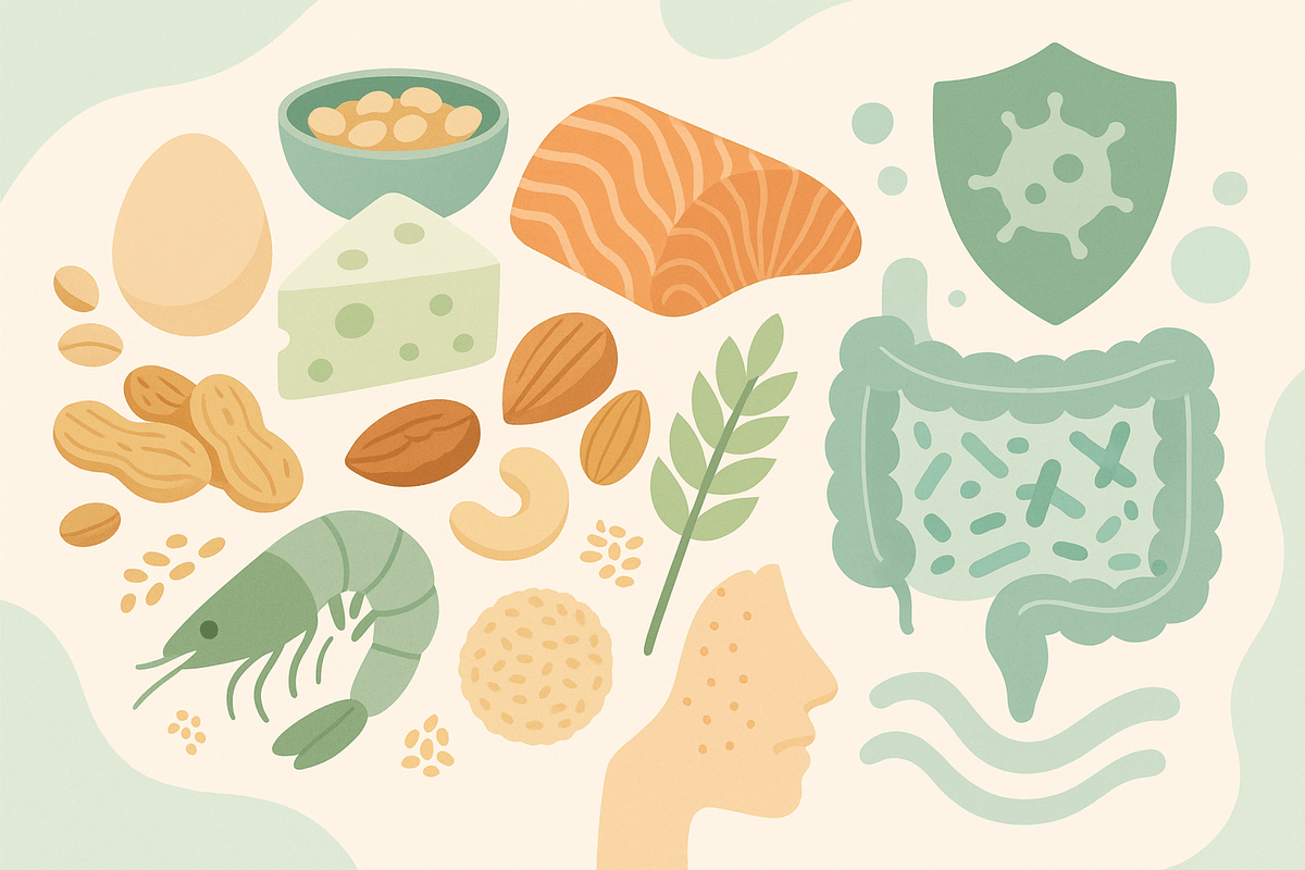 What are the 9 major foods that cause 90% of allergic reactions? - InnerBuddies