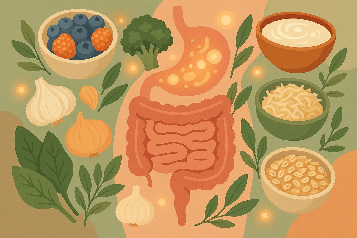 What are the super six gut foods