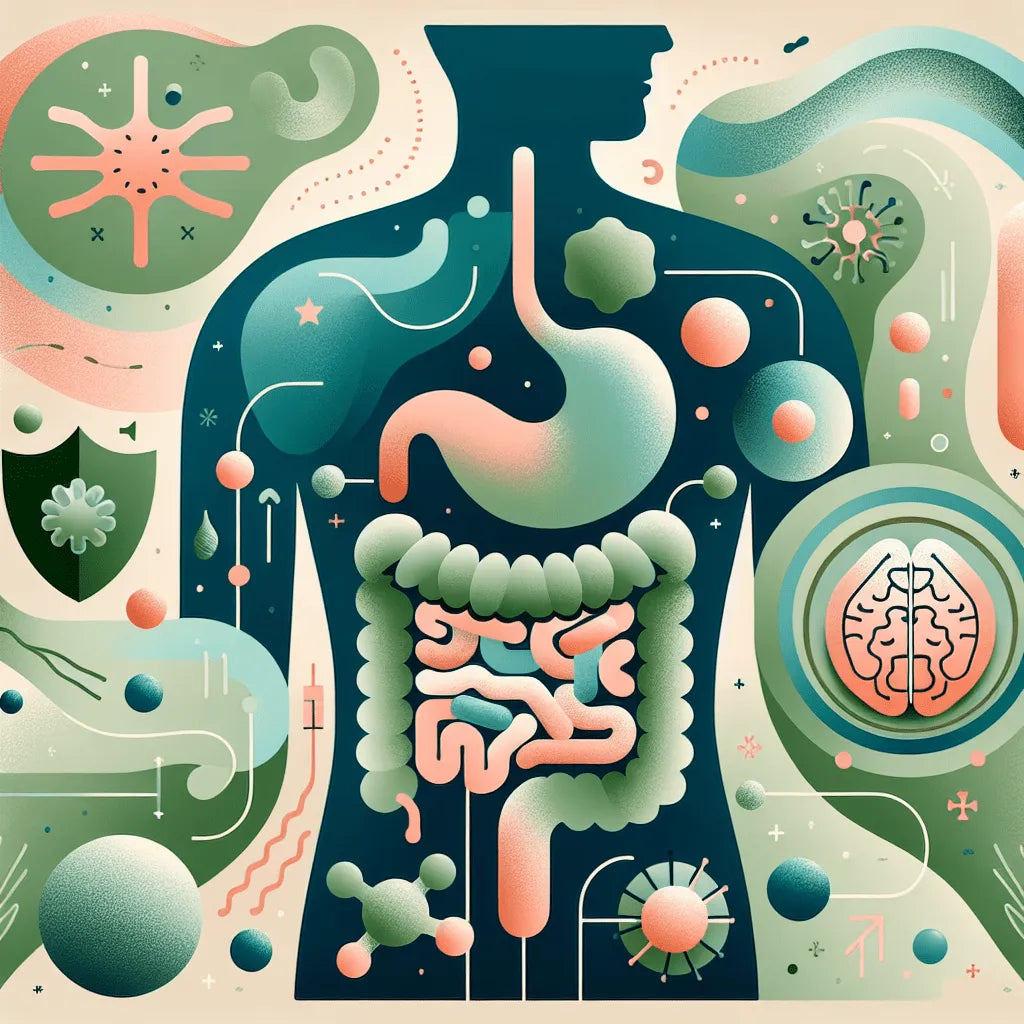 What are the symptoms of a disrupted gut microbiome