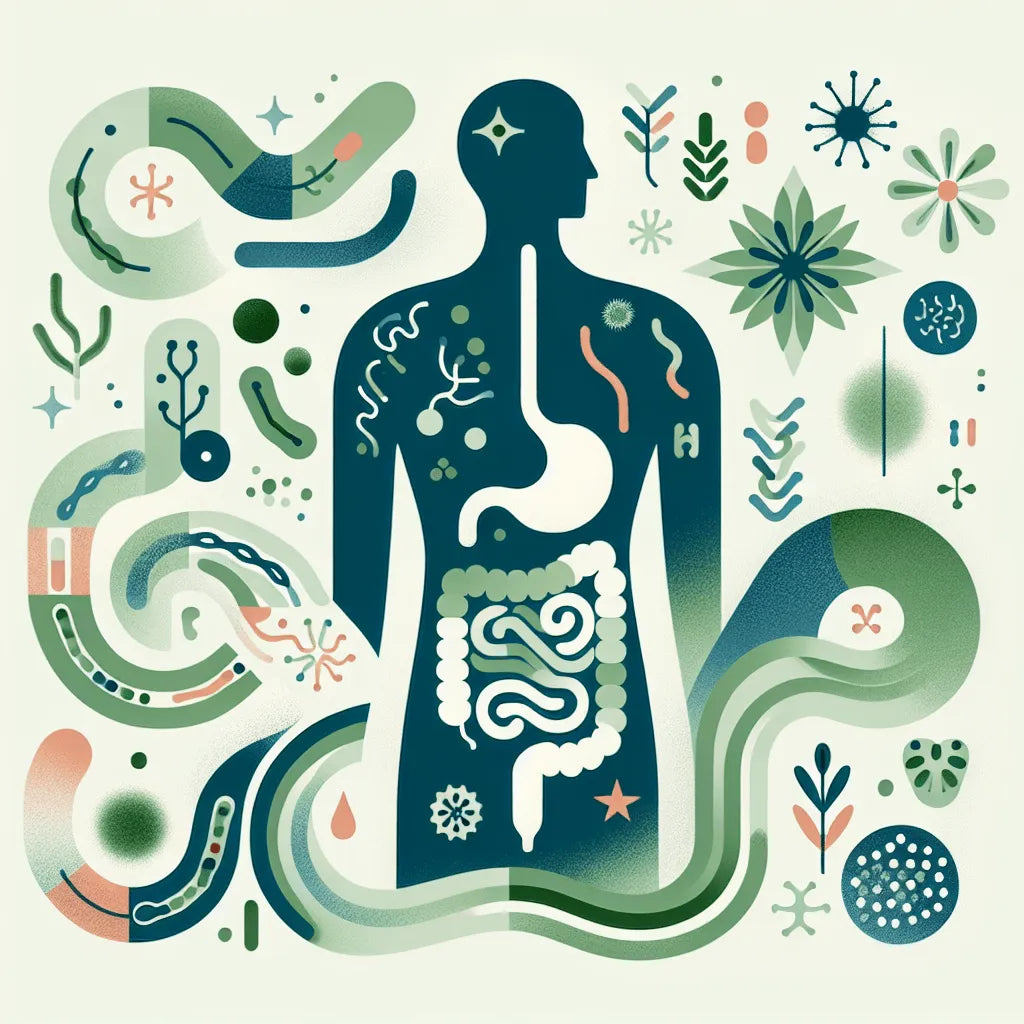 What are the symptoms of a disrupted microbiome