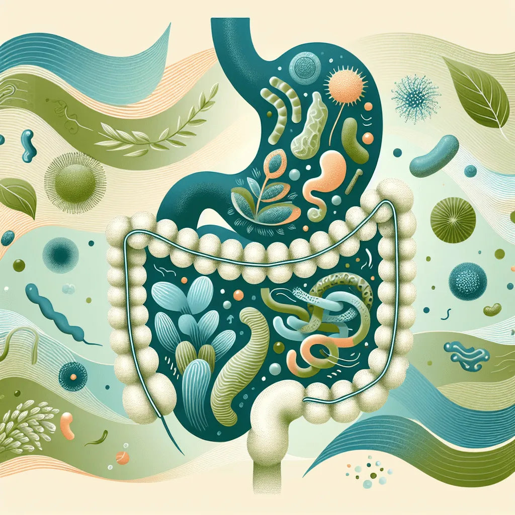 What are the symptoms of an imbalance in the gut microbiota