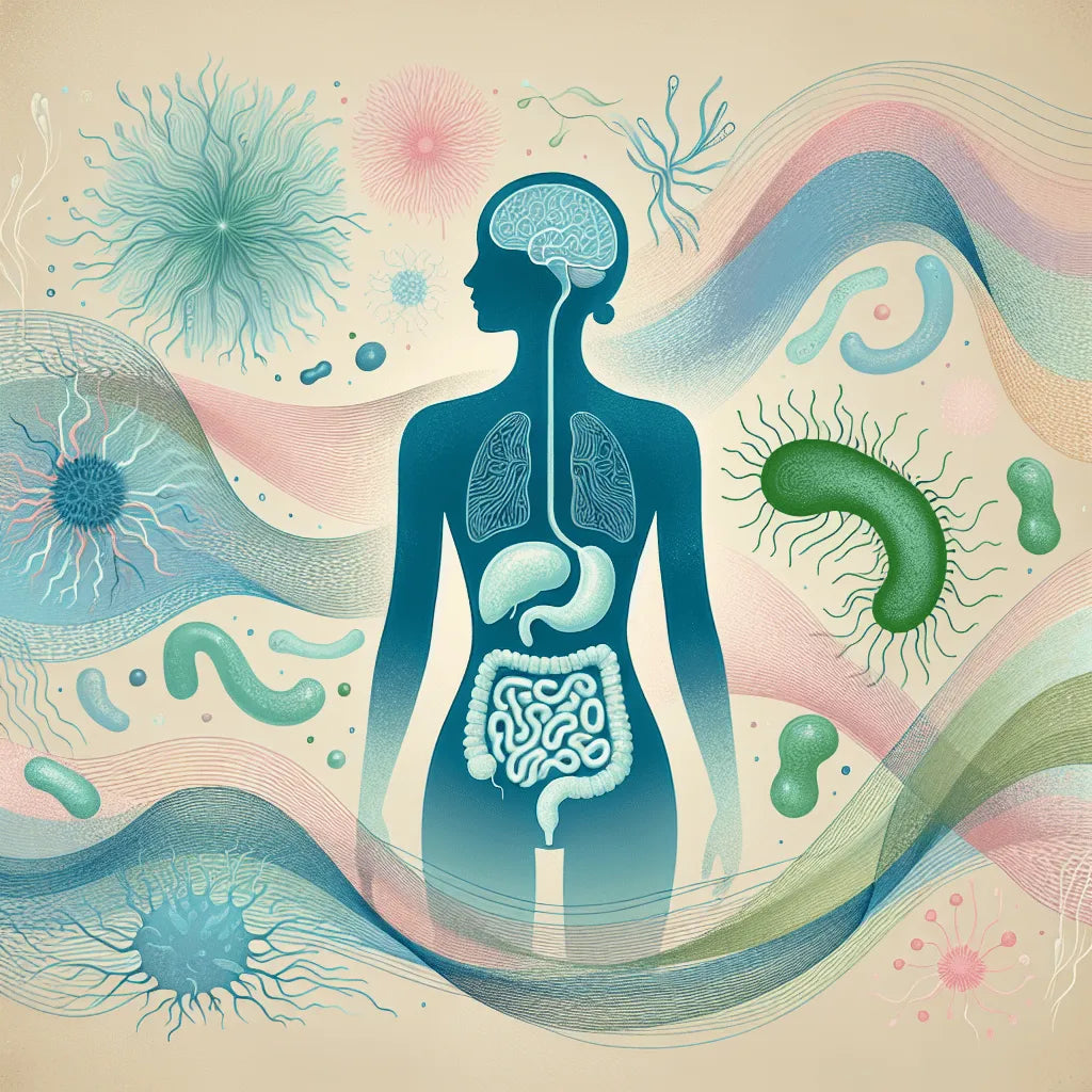 What does anxiety do to the gut