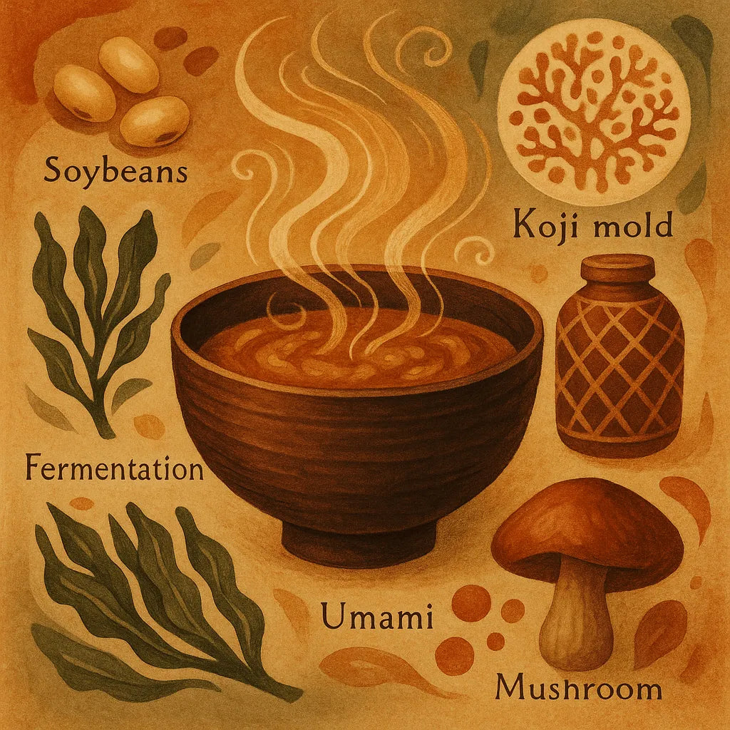 What does miso taste similar to