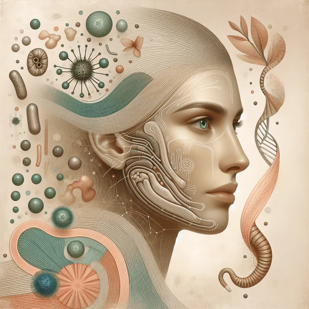 What does the face look like with diseased intestines