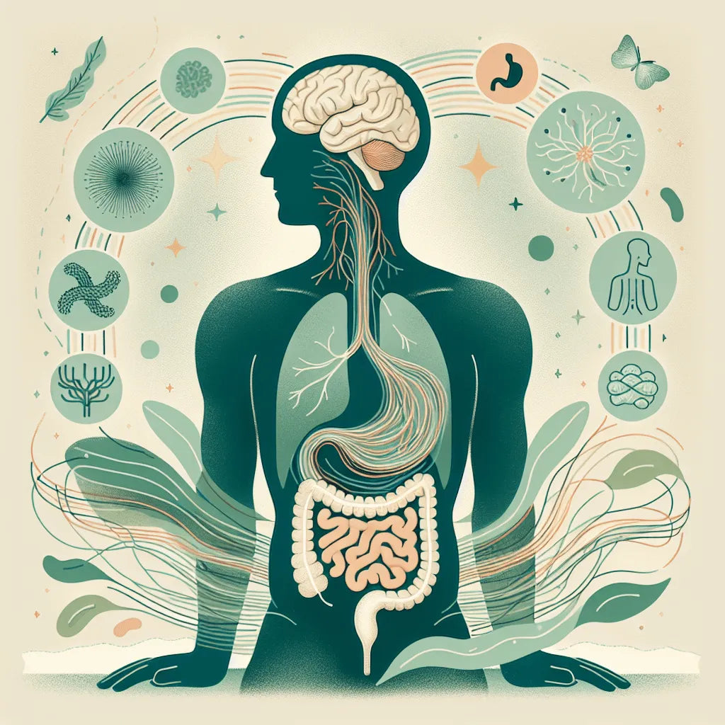 What emotion is the gut connected to