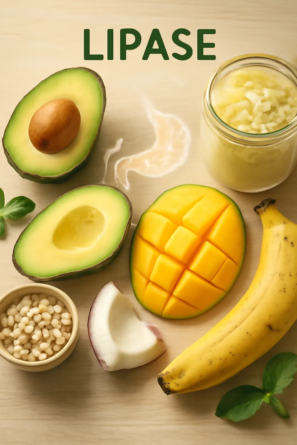 foods high in lipase