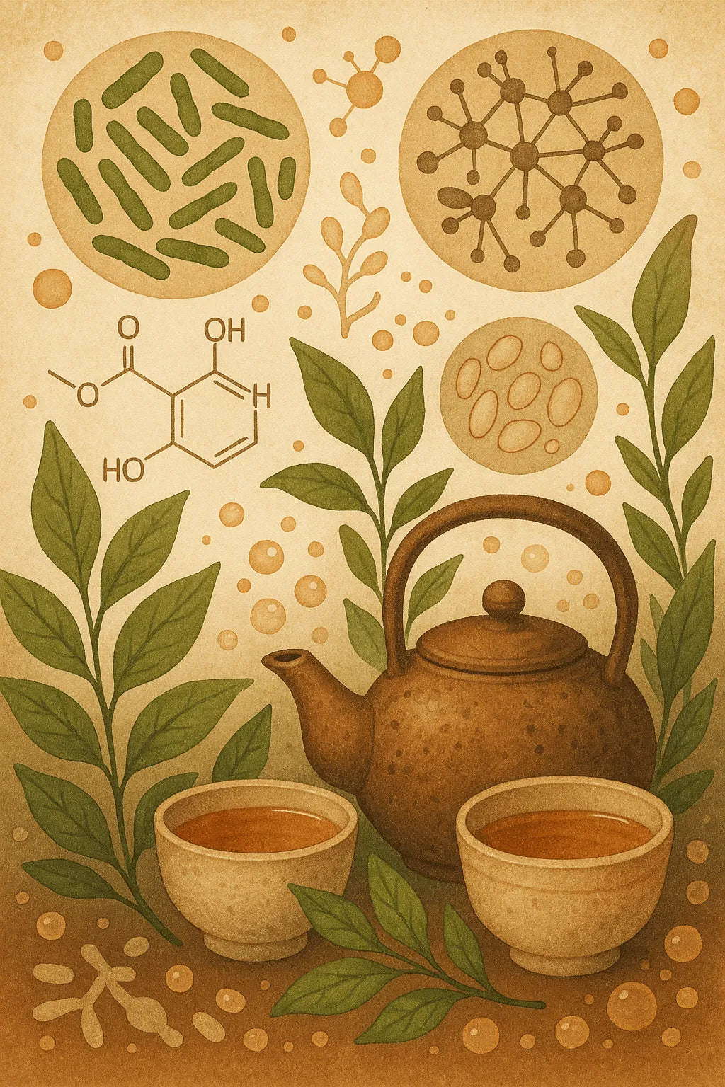 What is a fermented tea called