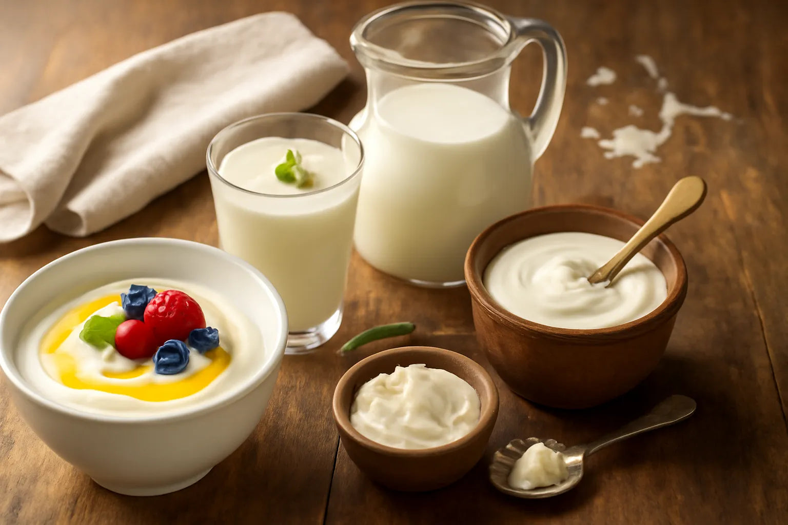 fermented milk called