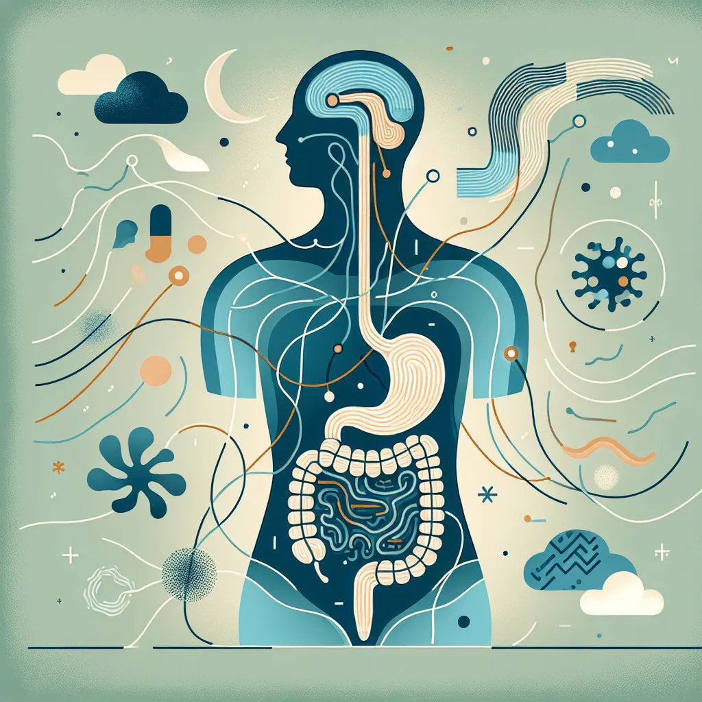 What is somatized in the intestines