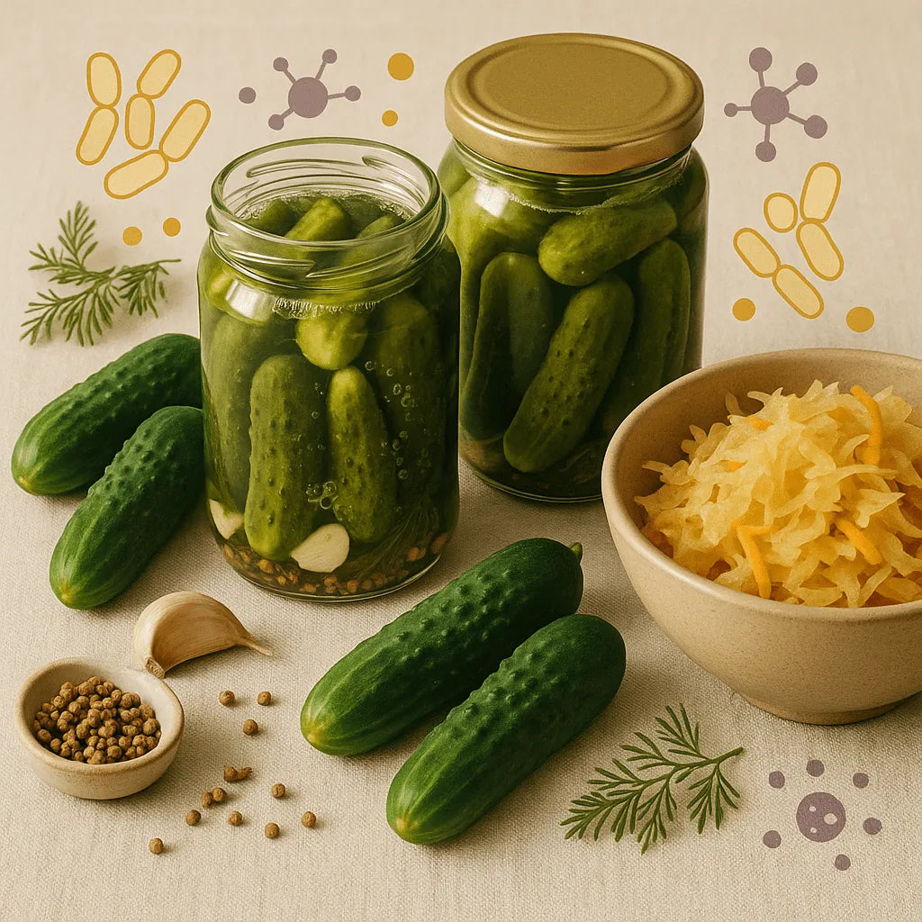 What is the healthiest pickle to eat