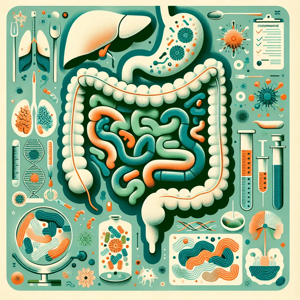 What is the test to check the intestine