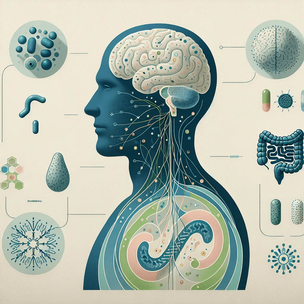 What mental disorders are associated with the gut-brain axis