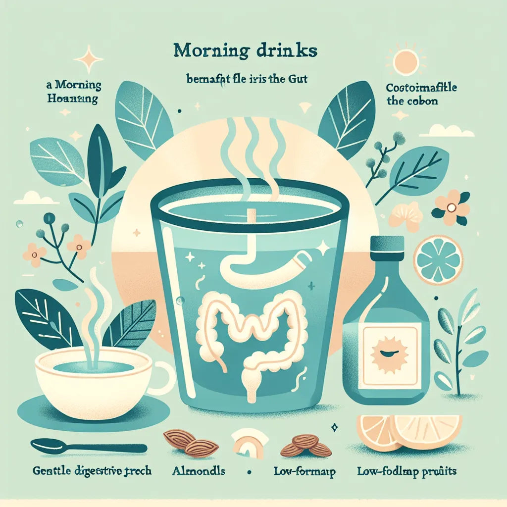 What should I drink first in the morning with IBS