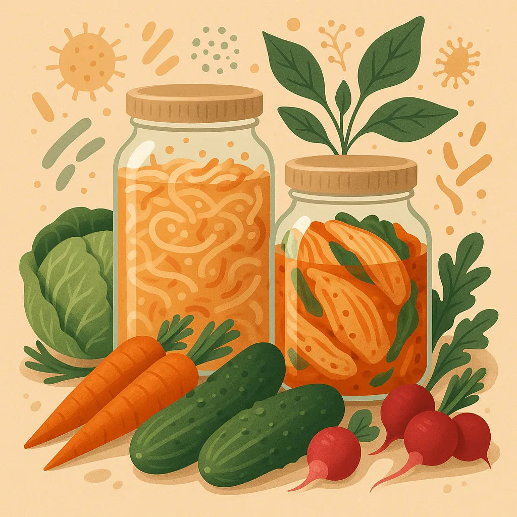 What vegetables are fermented