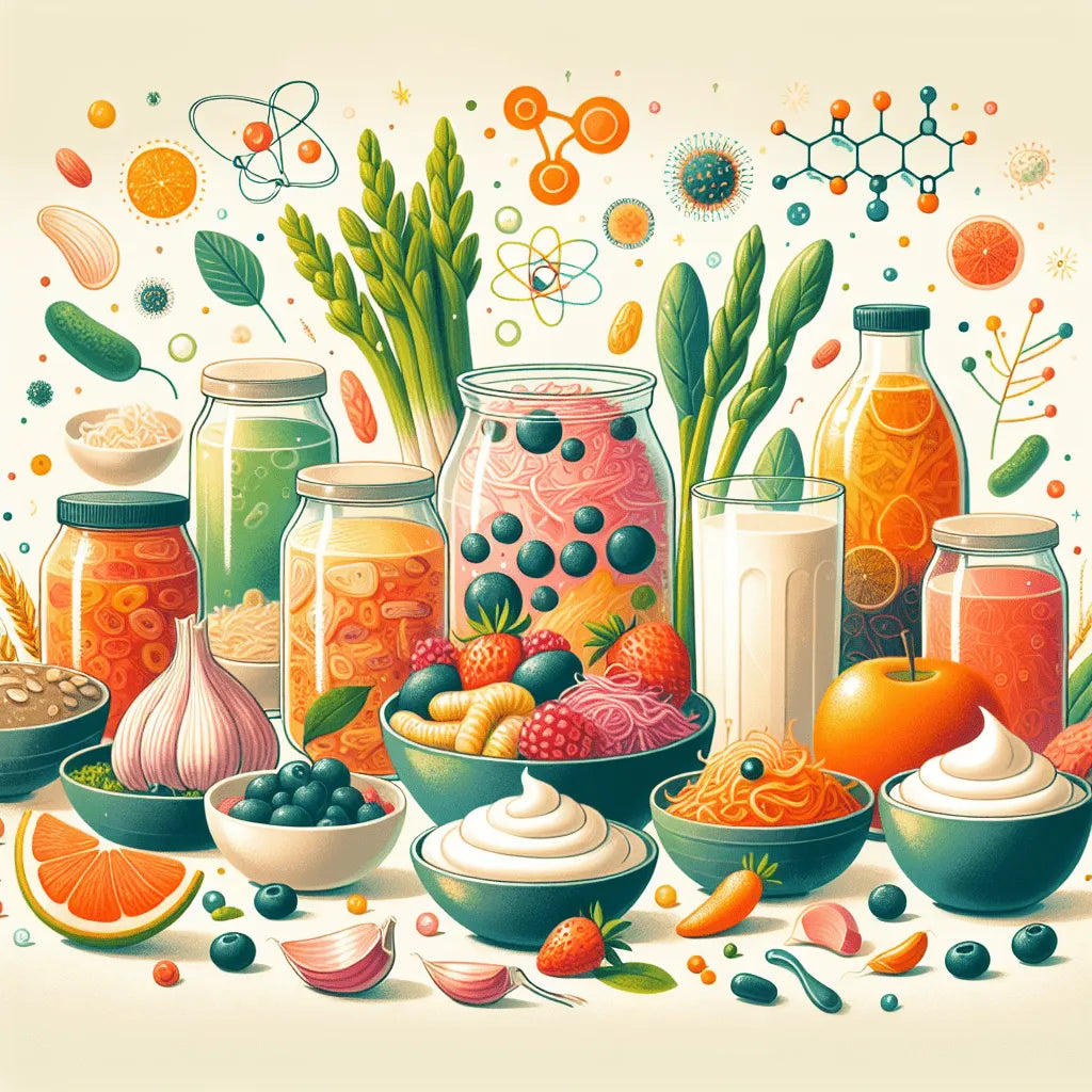 Which food has a lot of probiotics