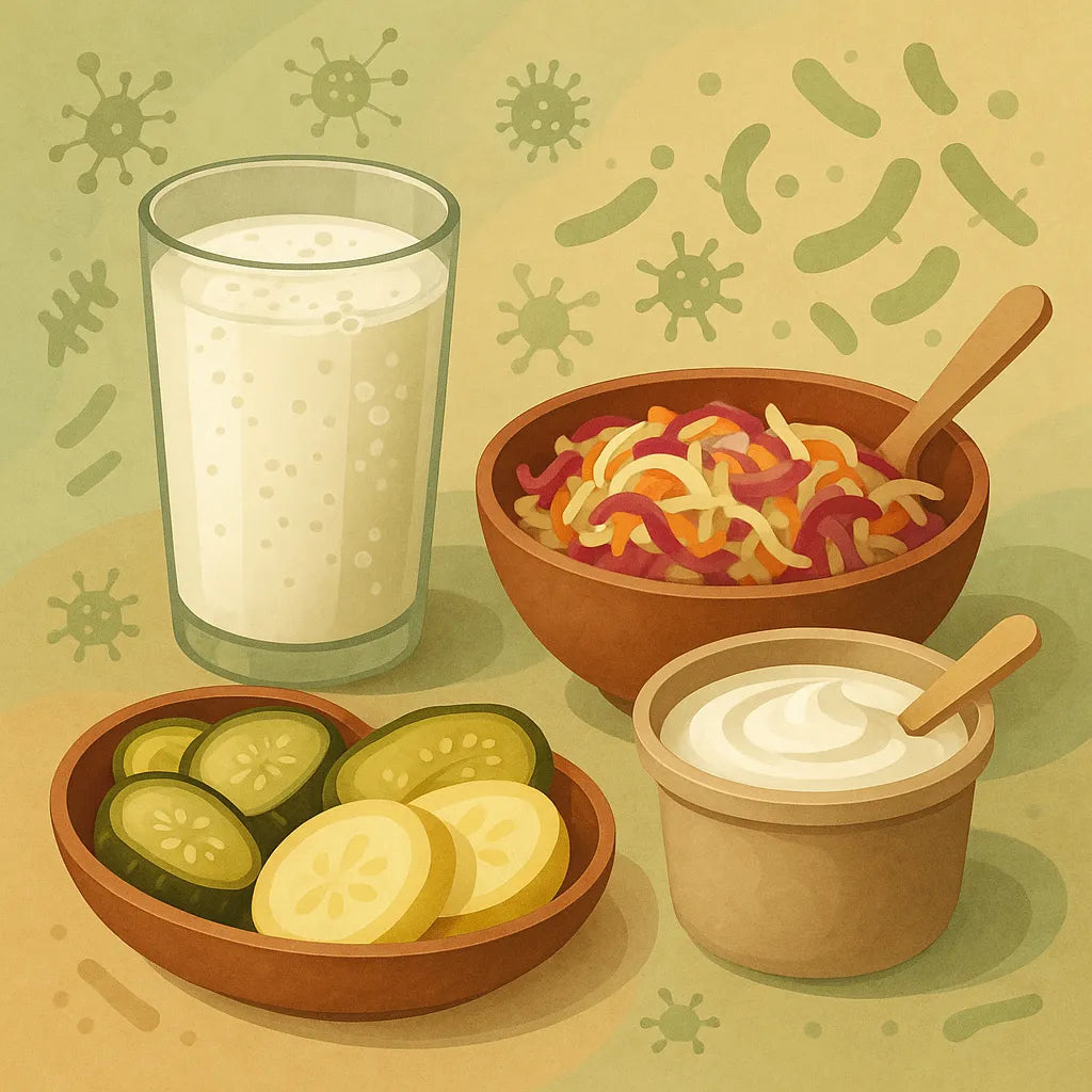 Which food has the highest probiotic content