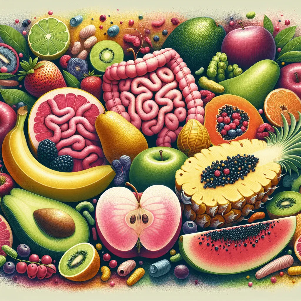 Which fruit is good for the gut flora