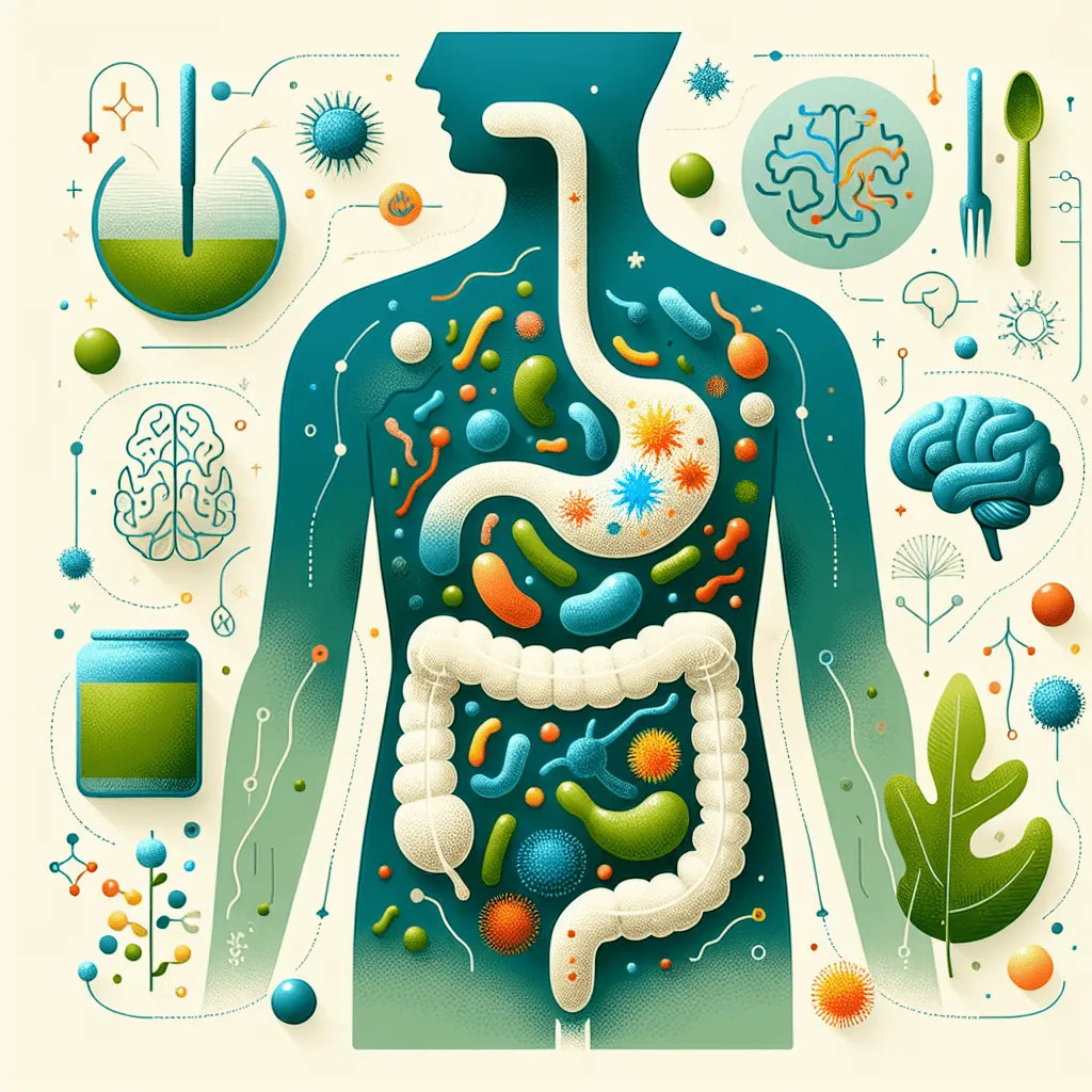 Which organ contains 70 of the human microbiome