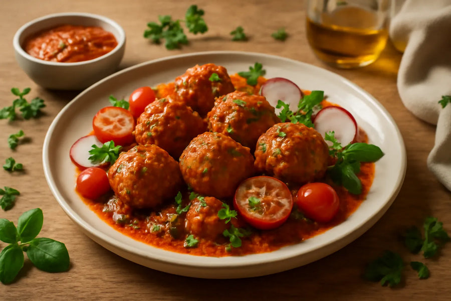 Boulettes légères à la sauce tomate