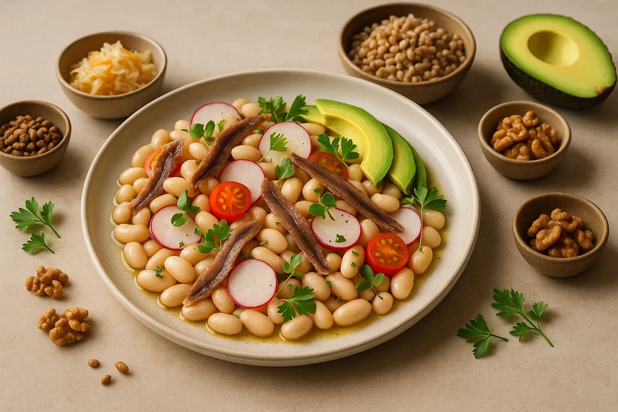 Anchovy White Bean Salad