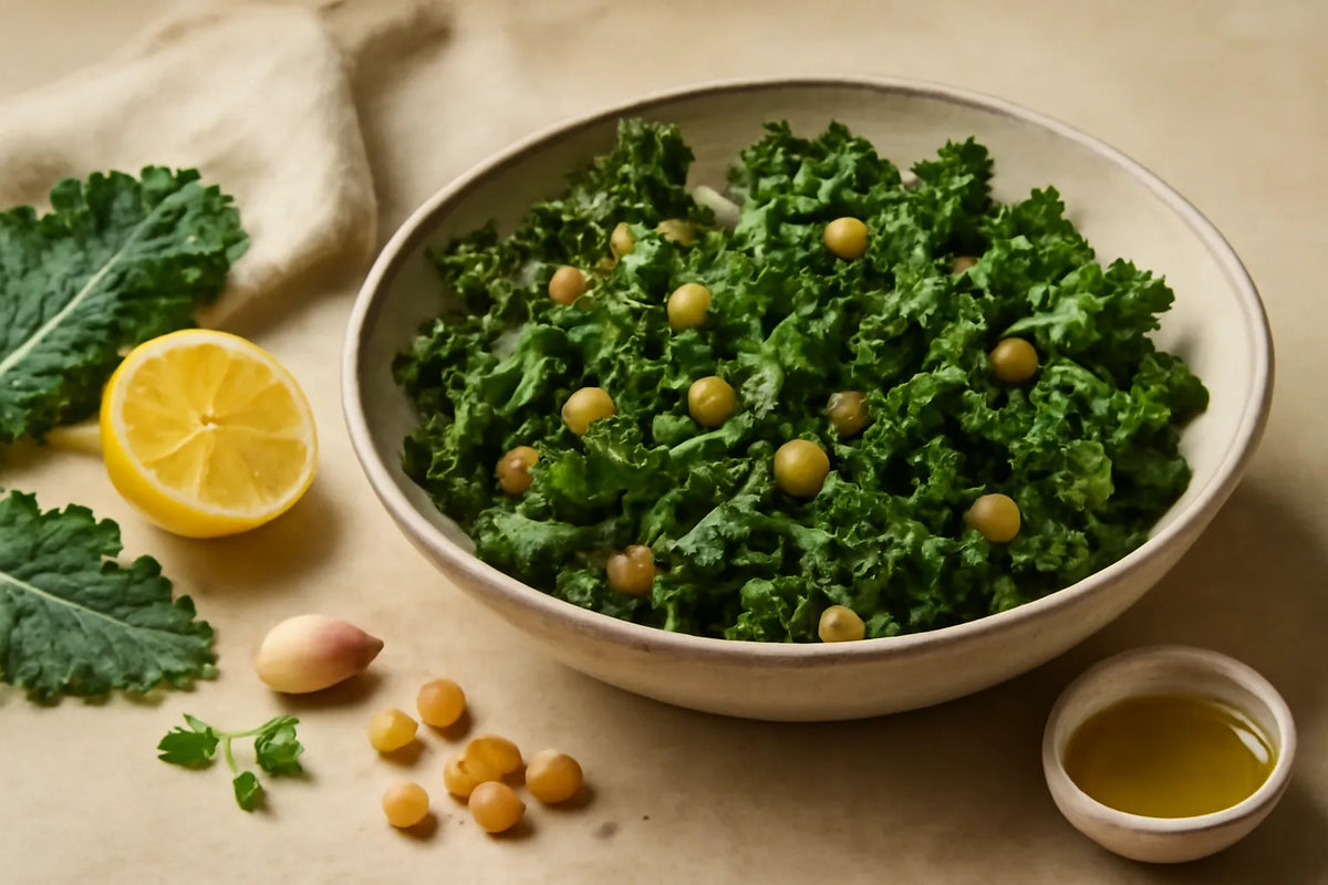 Anti-Inflammatory Kale Chickpea Bowl