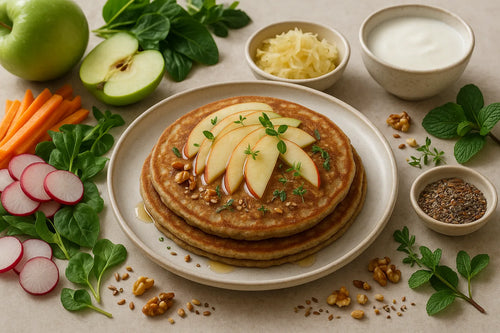 Apple Buckwheat Pancakes