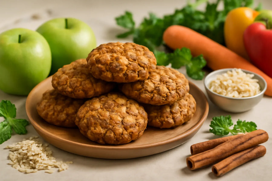 Apple cinnamon oatmeal cookies