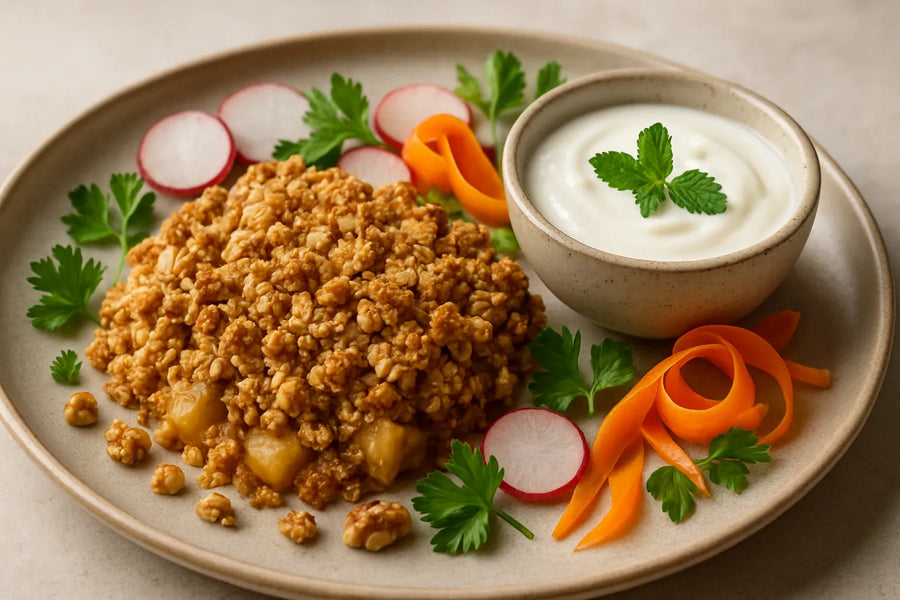 Apple Kefir Oat Crumble