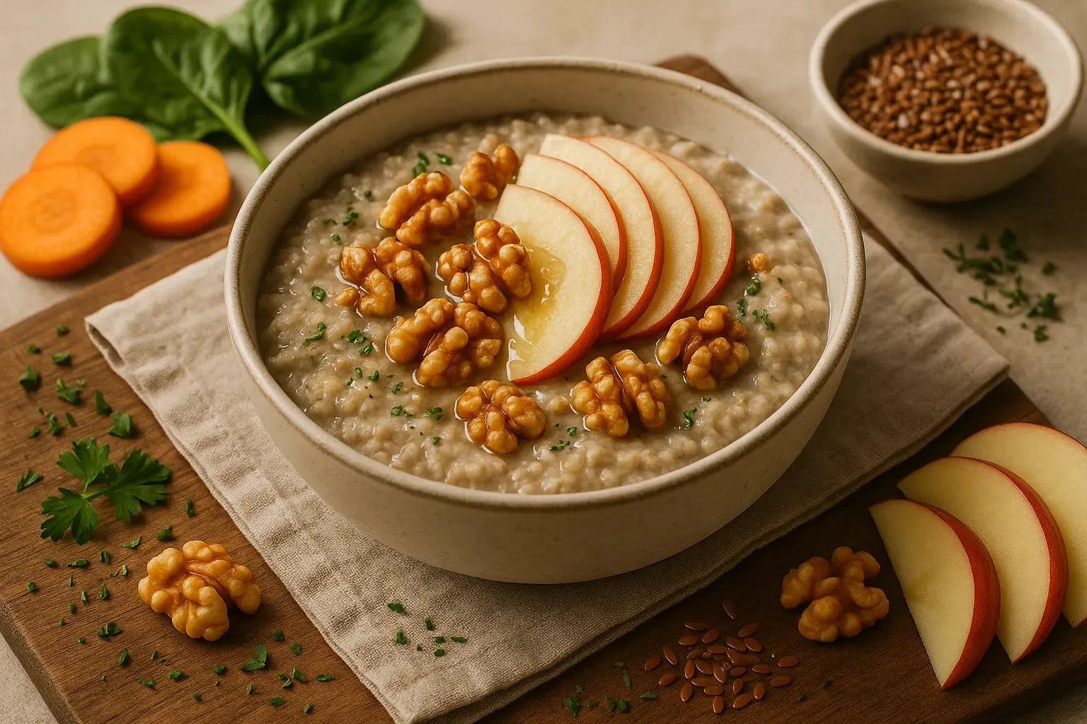 Pomme Noix Sarrasin Bouillie