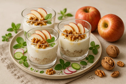 Apple Walnut Yogurt Cups