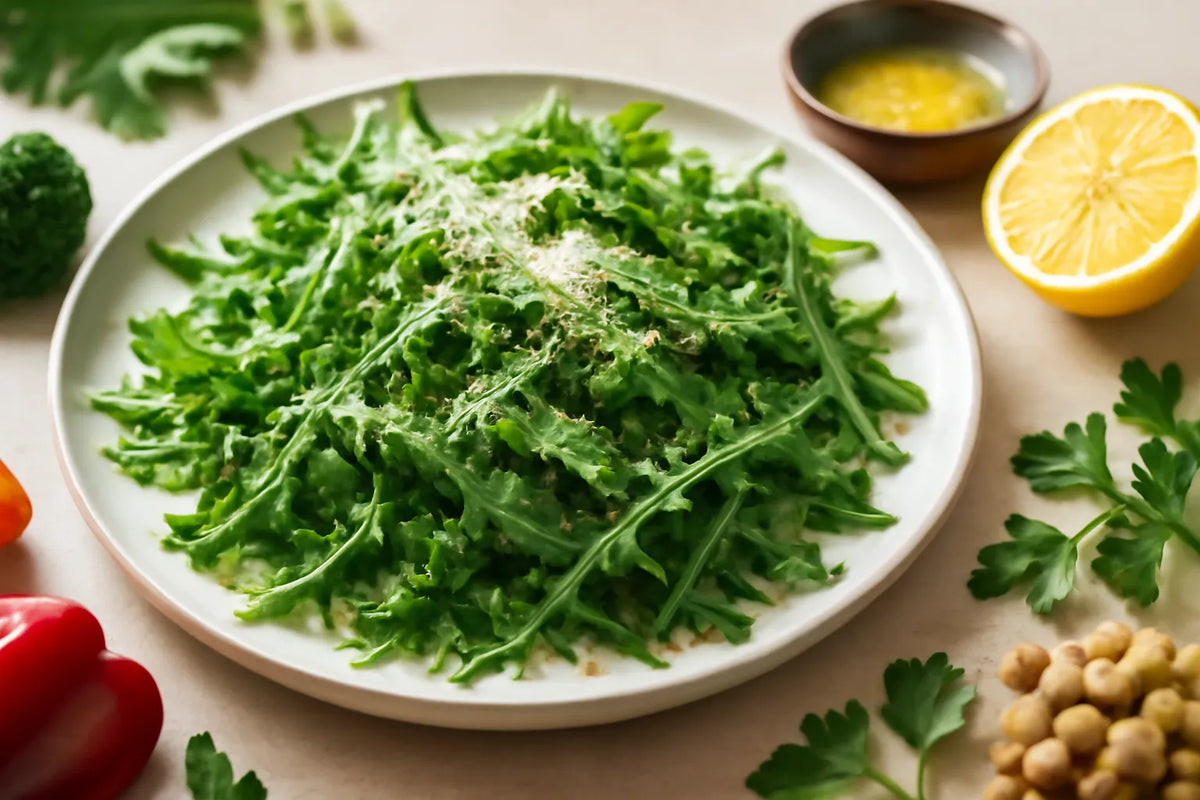 Arugula salad with parmesan and lemon