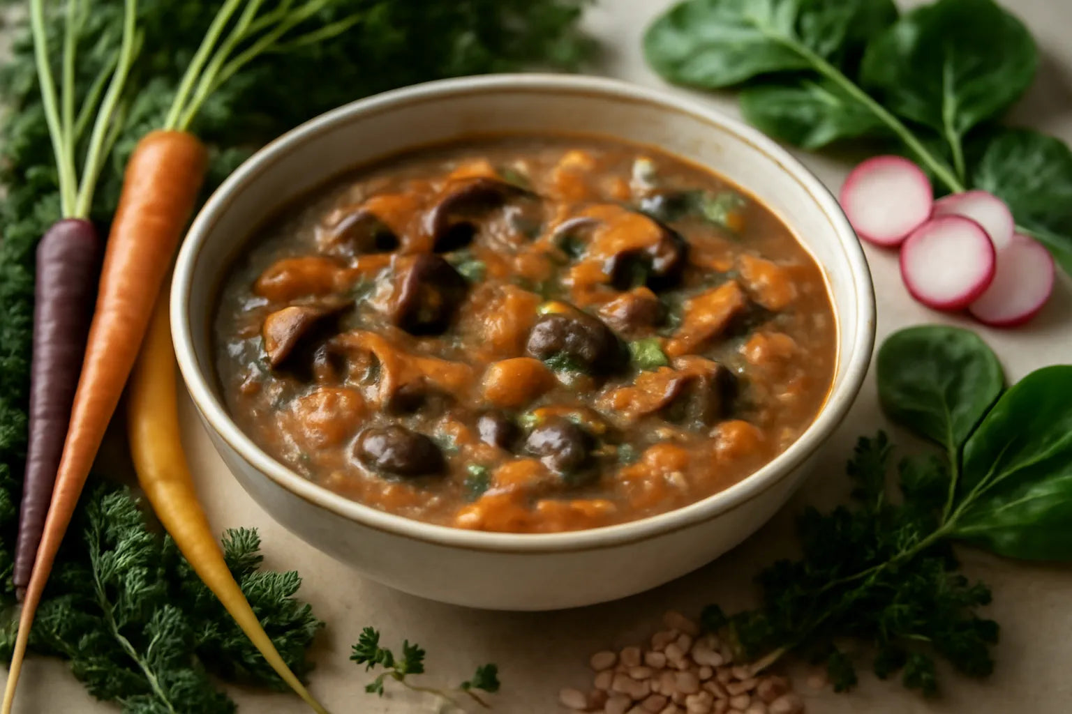 Autumn mushroom stew
