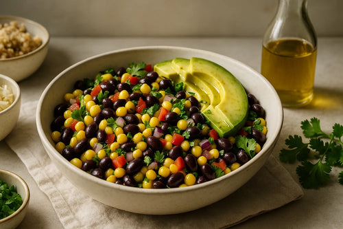 Avocado Black Bean Corn Salad