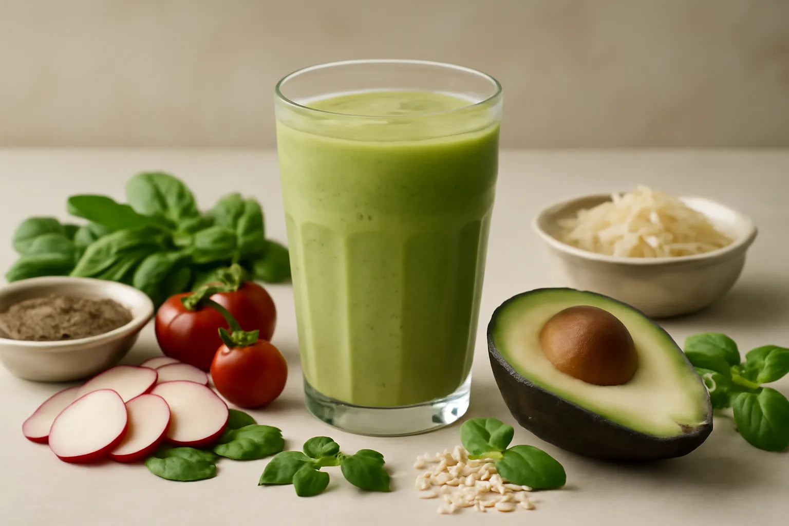 Avocado spinach smoothie